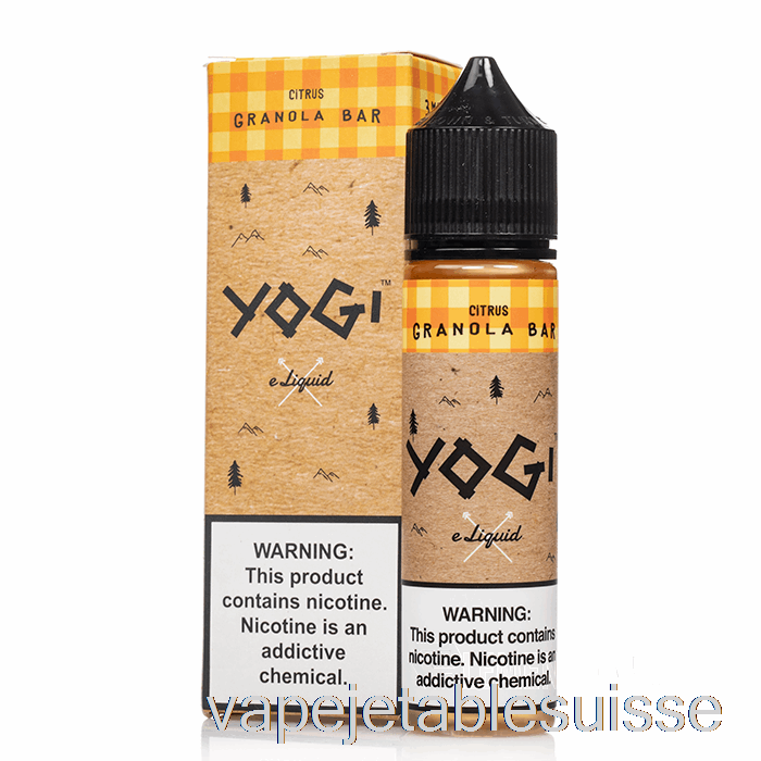 Barre Granola Aux Agrumes Vape Suisse - E-liquide Yogi - 60ml 6mg